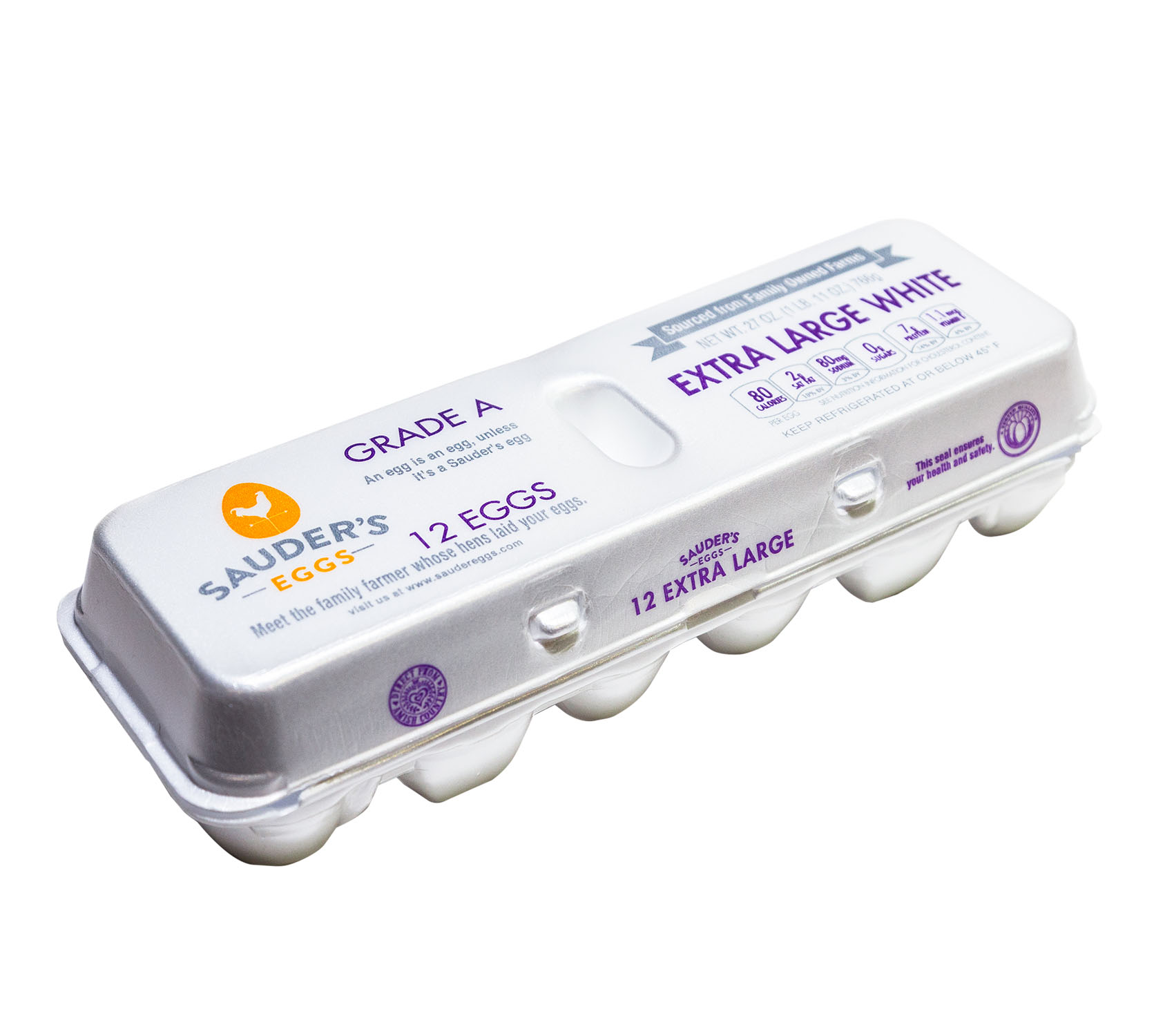 Traditional White Eggs UEP Certified Sauder's Eggs