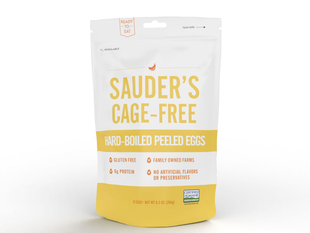 Sauder's Eggs Cage-Free Hard-Boiled Peeled Eggs
