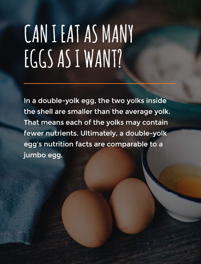 double yolks are healthy to eat
