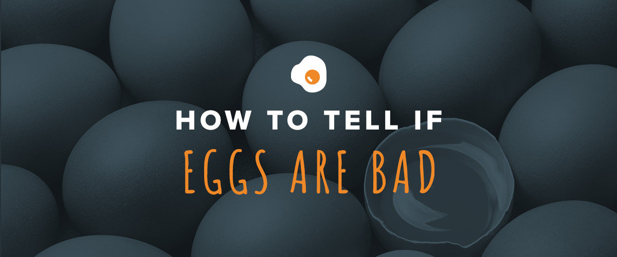 a poster that says how to tell if eggs are bad