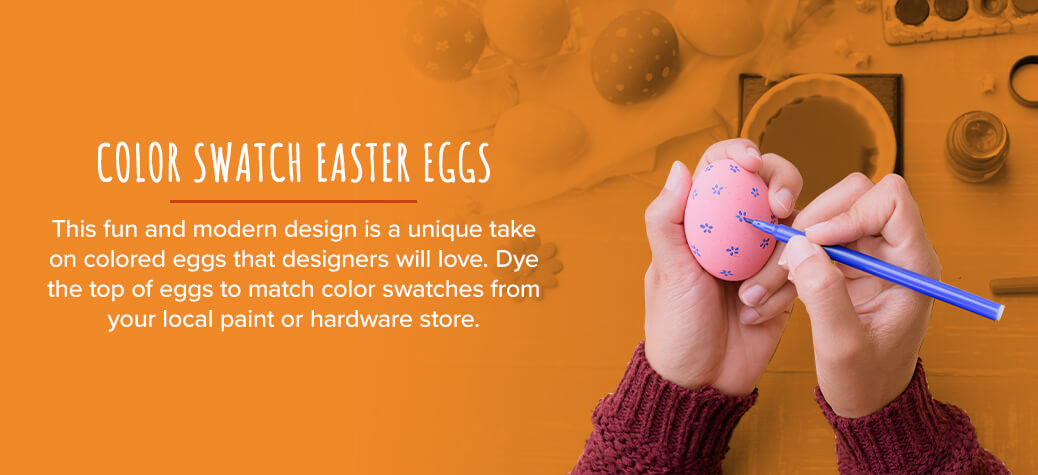 Color Swatch Easter Eggs